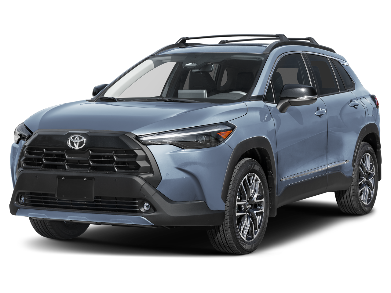 2026 Toyota Corolla Cross XLE in Gray — front three-quarter view