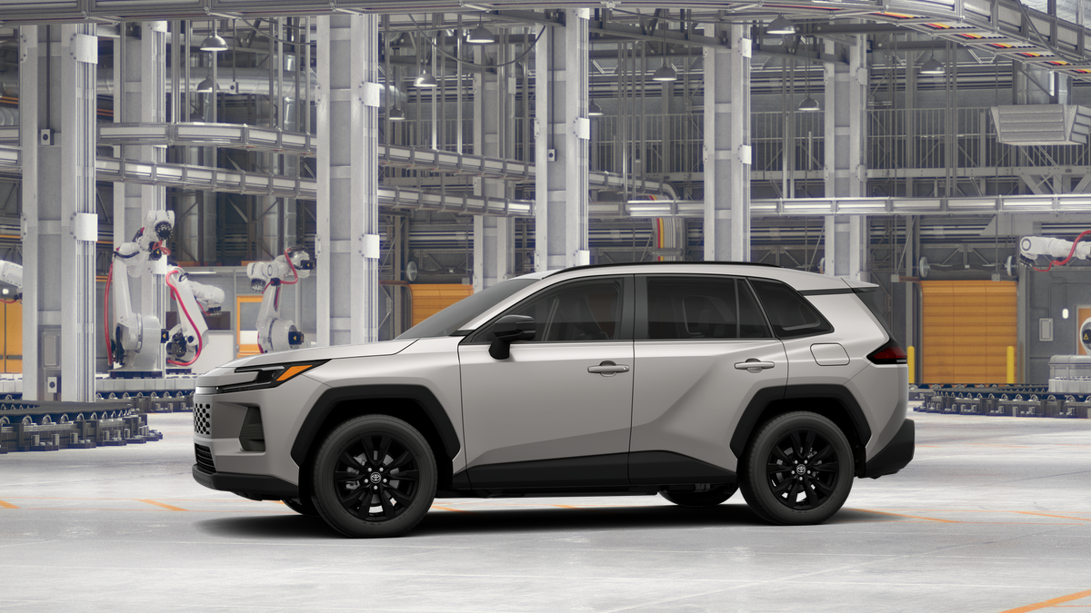 2026 Toyota RAV4 — rear three-quarter view