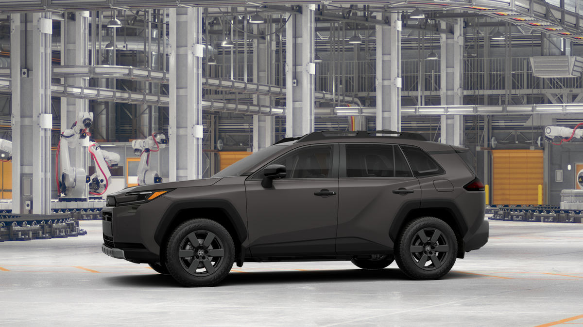 2026 Toyota RAV4 — rear three-quarter view