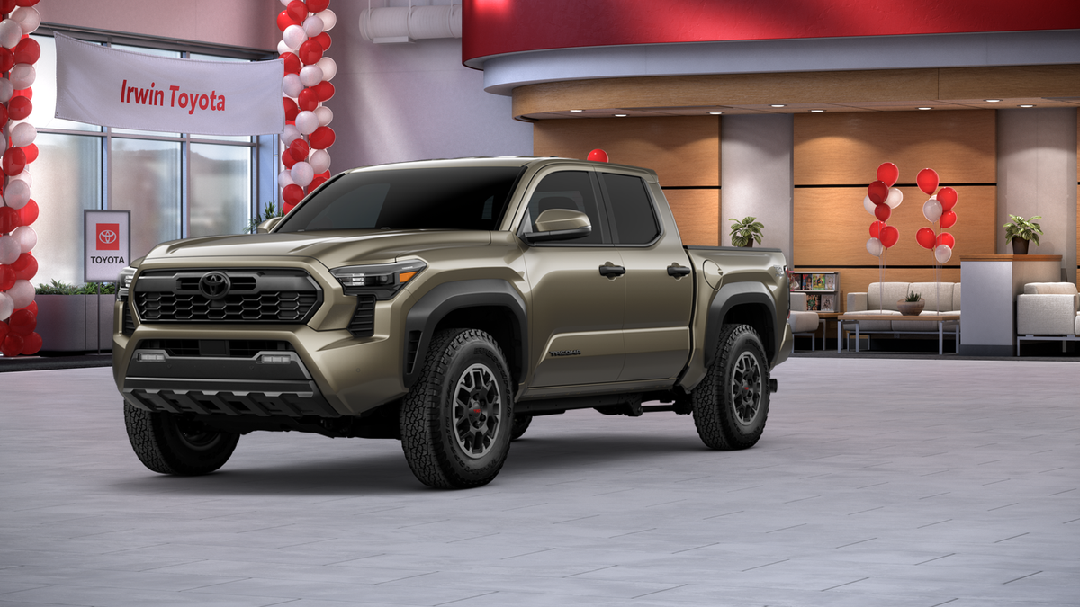 2026 Toyota Tacoma TRD Off-Road in Bronze Oxide — front three-quarter view