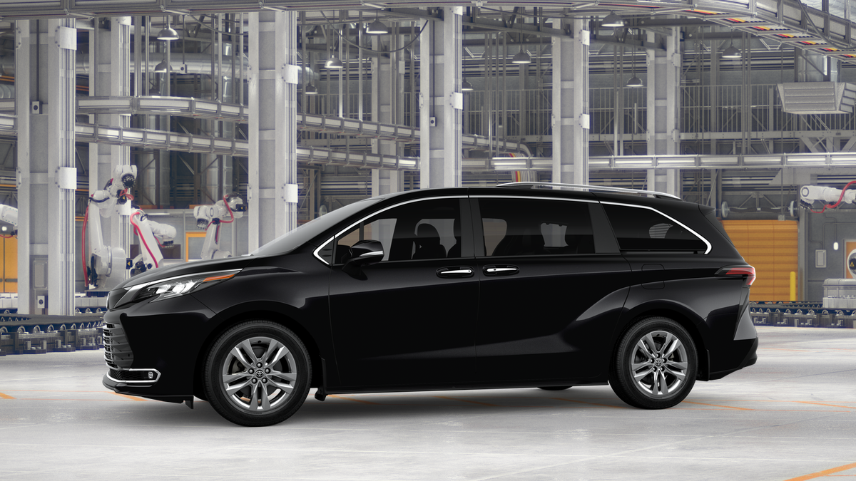 2026 Toyota Sienna — rear three-quarter view