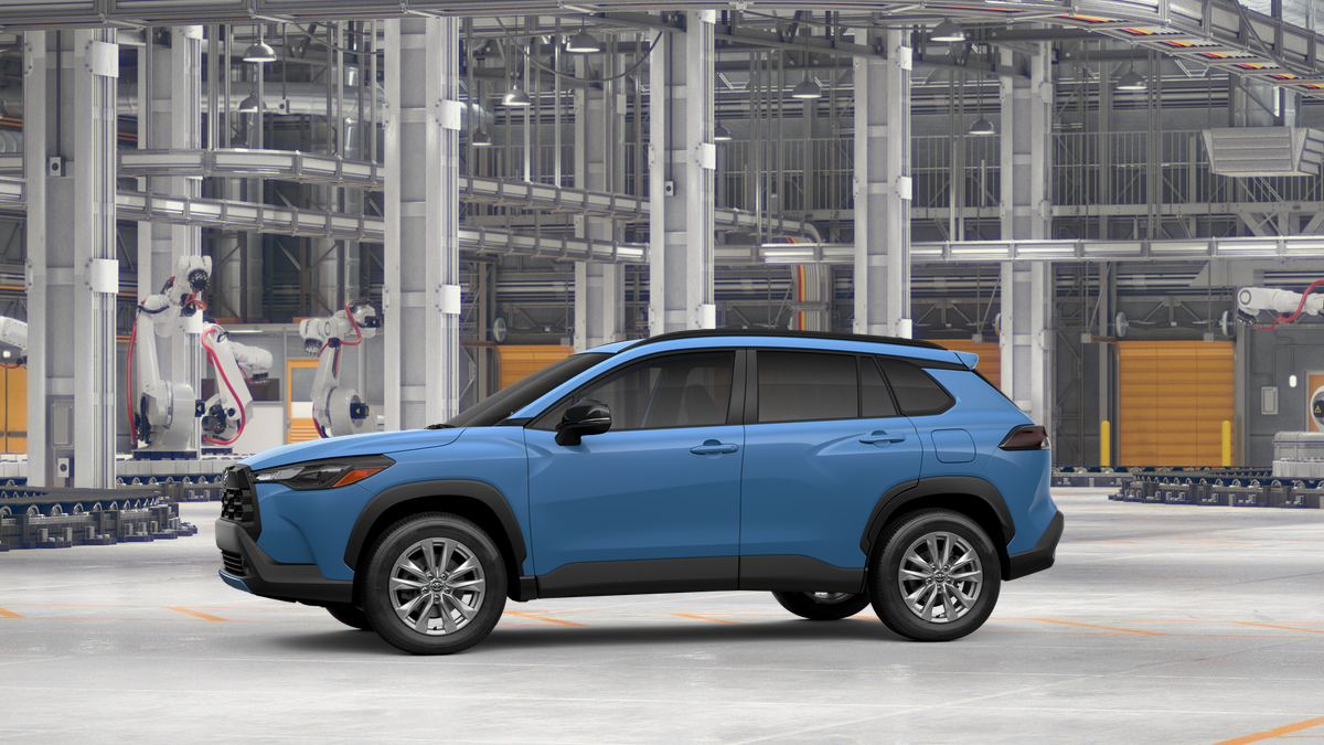 2026 Toyota Corolla Cross — rear three-quarter view