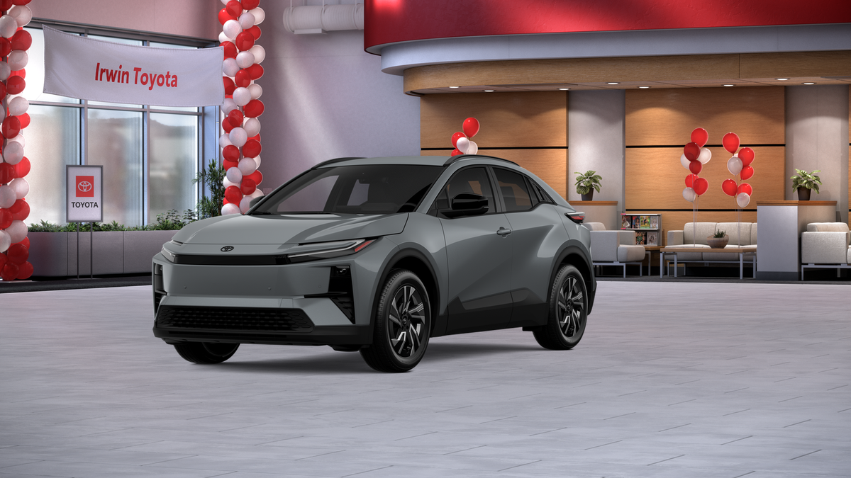2026 Toyota C-HR SE in Cement — front three-quarter view