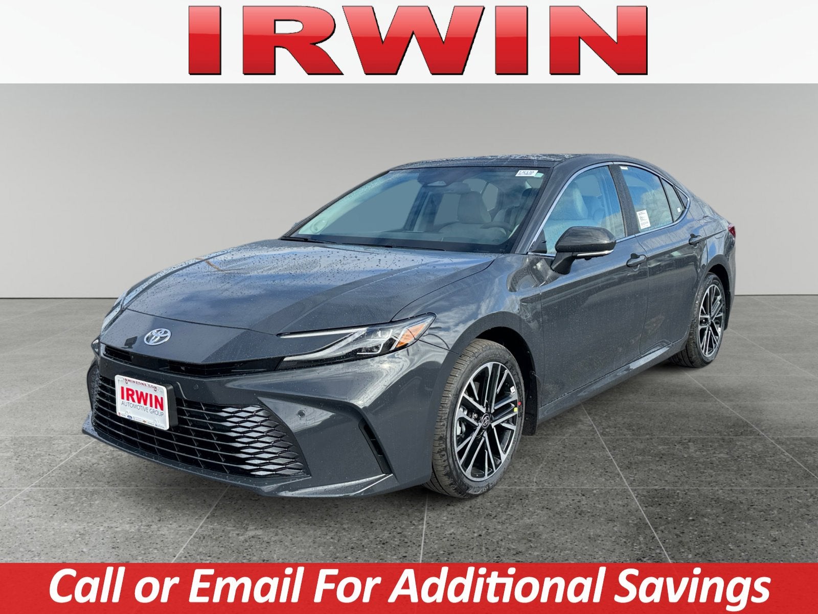 2026 Toyota Camry XLE in Underground — front three-quarter view
